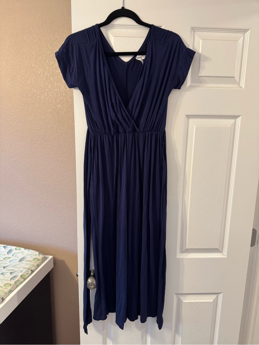 Latched Mama Navy Blue Nursing Jumpsuit